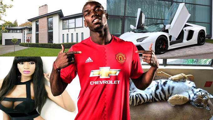 Pogba từng sống trong cảnh sang chảnh và ăn chơi "bốc giời" khi còn khoác áo MU